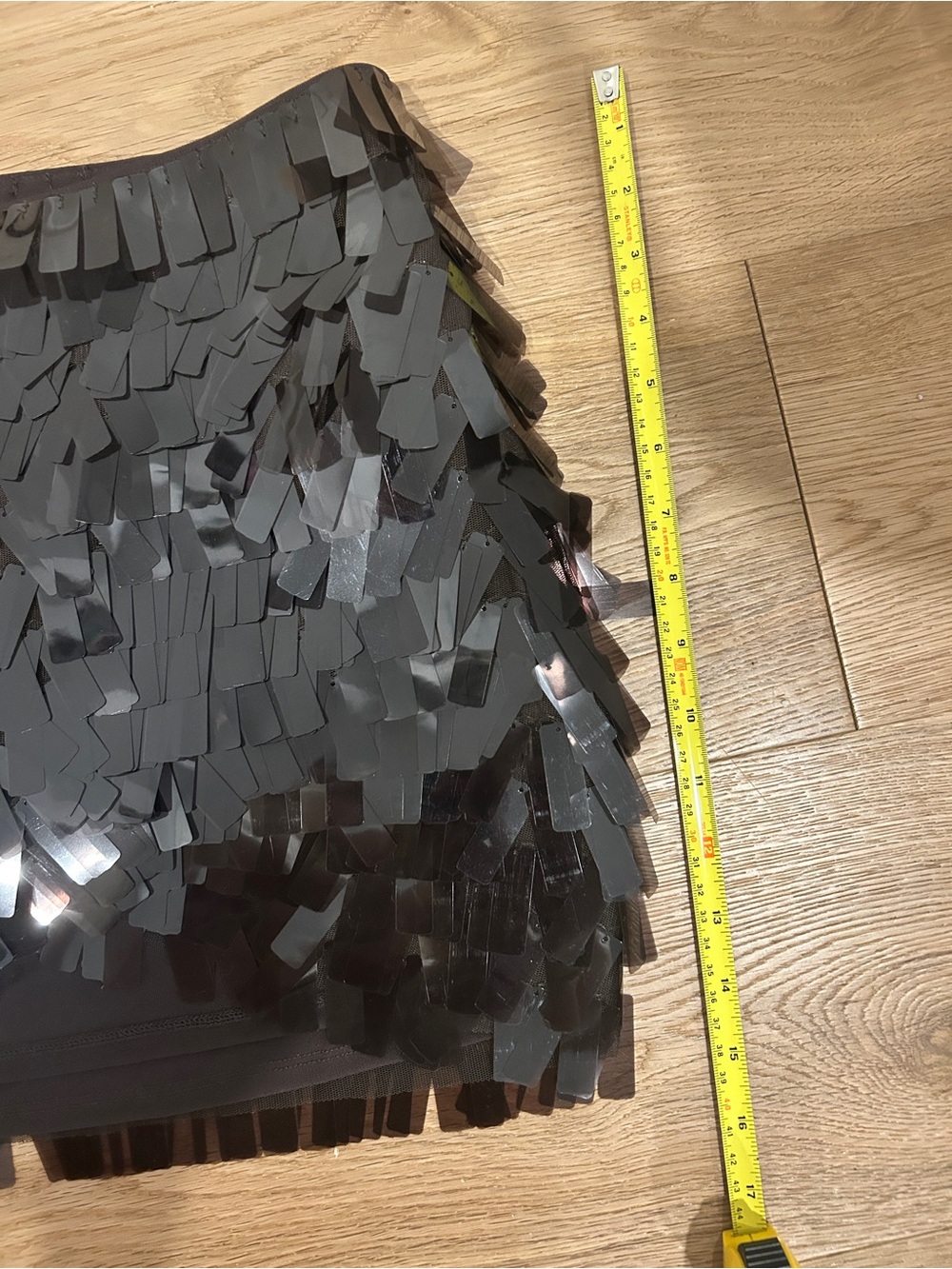 Staud large sequin Brian mini skirt size 10 - Picture 8 of 16